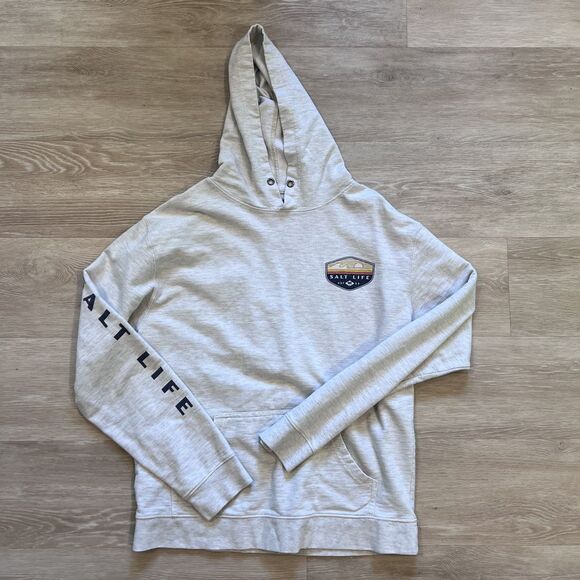 Salt Life Sweashirt Gray Men's-Size XL - Picture 1 of 6